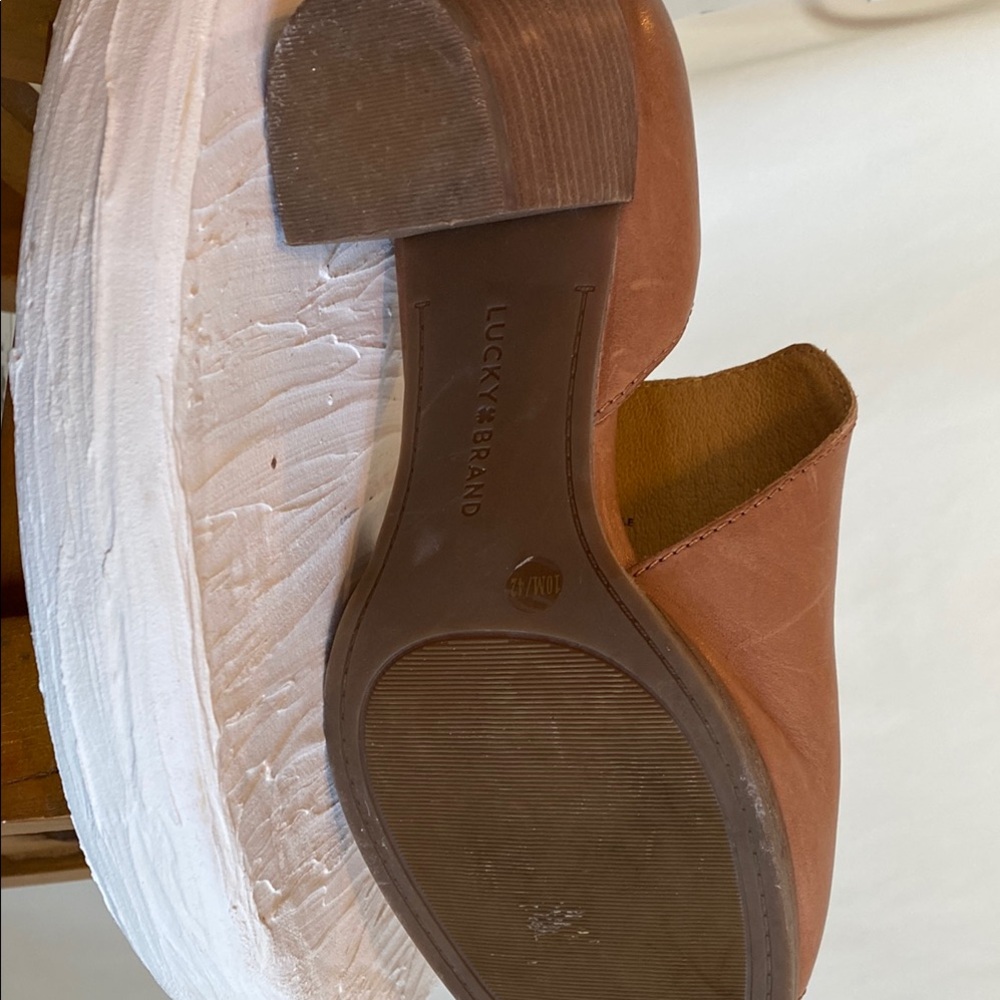 Lucky Brand Women's Brown Leather Shoes - Picture 5 of 5
